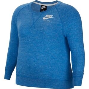 NWT Nike vintage gym blue crewneck top
